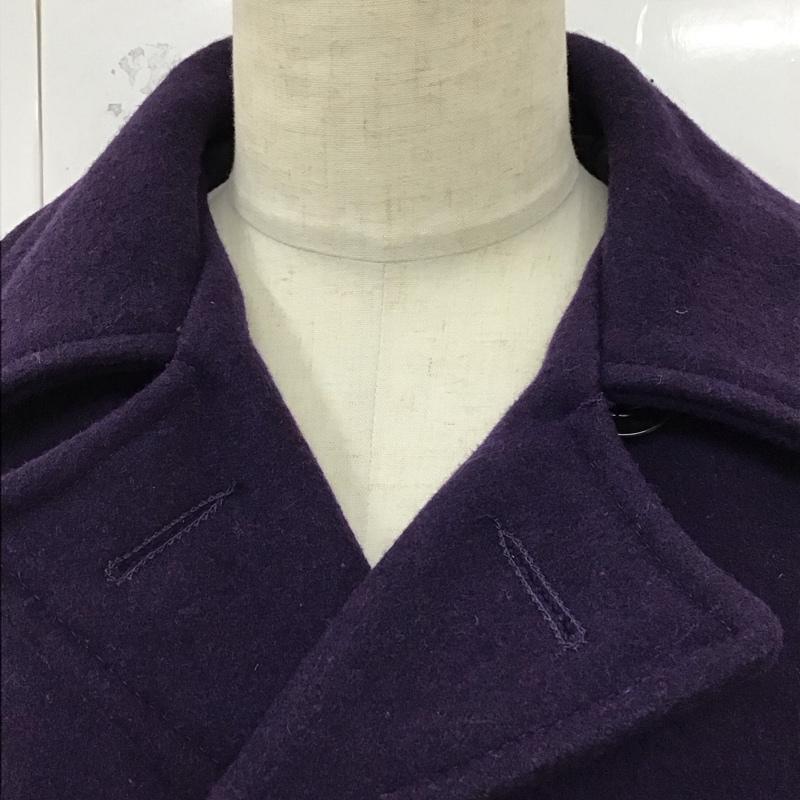 ショット schott ジャケット、上着 ジャケット、ブレザー ピーコート アウター ダブルジャケット 40 無地 紫 / パープル /  メンズ USED 古着 中古 10123139