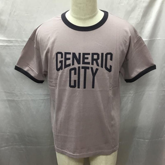 サスクワァッチファブリックス SASQUATCHfabrix. Tシャツ 半袖 23aw-ts5-001 TSHIRTGENERICCITY 半袖カットソー プリントTシャツ クルーネックカットソー M ロゴ、文字 紫 / パープル /  メンズ USED 古着 中古 10112330