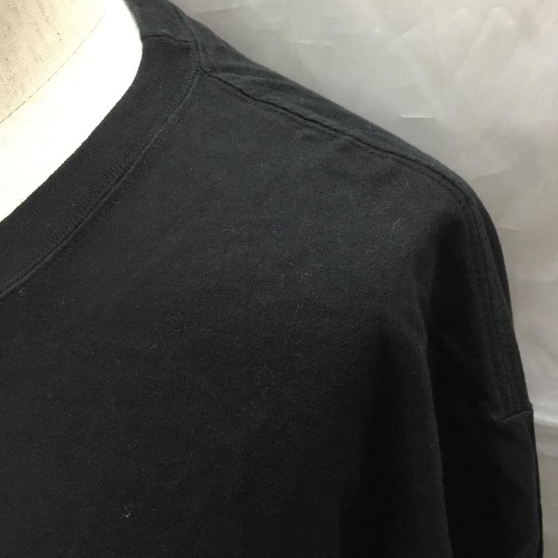 エクストララージ XLARGE Tシャツ 半袖 半袖カットソー プリントTシャツ クルーネックカットソー L ロゴ、文字 黒 / ブラック /  メンズ USED 古着 中古 10115161
