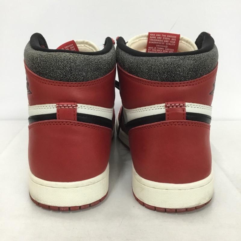 ナイキ NIKE スニーカー スニーカー DZ5485 612 AIR JORDAN 1 RETRO HIGH OG 28.5cm 箱有 28.5cm ロゴ、文字 白 / ホワイト / X 黒 / ブラック / X 赤 / レッド /  メンズ USED 古着 中古 10141541