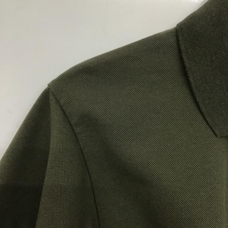 ユニクロ UNIQLO ポロシャツ 半袖 半袖ポロシャツ カラーシャツ 半袖カットソー S 無地 カーキ / カーキ /  メンズ USED 古着 中古 10140535