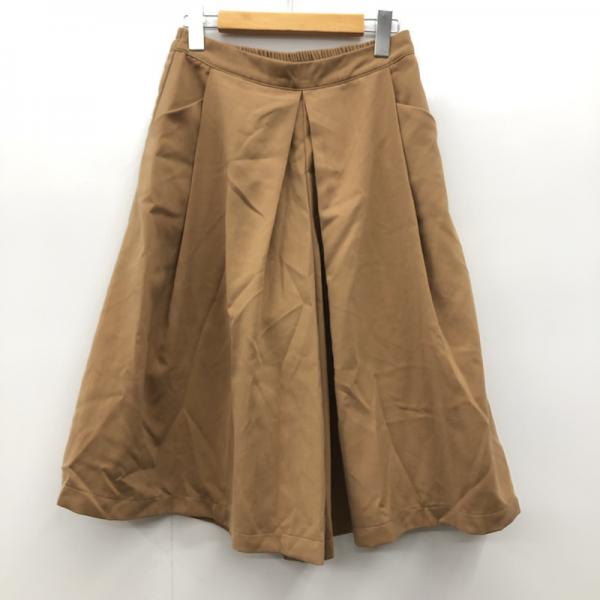 イーハイフンワールドギャラリー E hyphen world gallery パンツ  ボトムス パンツ ガウチョパンツ FREE 無地 茶 / ブラウン /  レディース USED 古着 中古 10025341