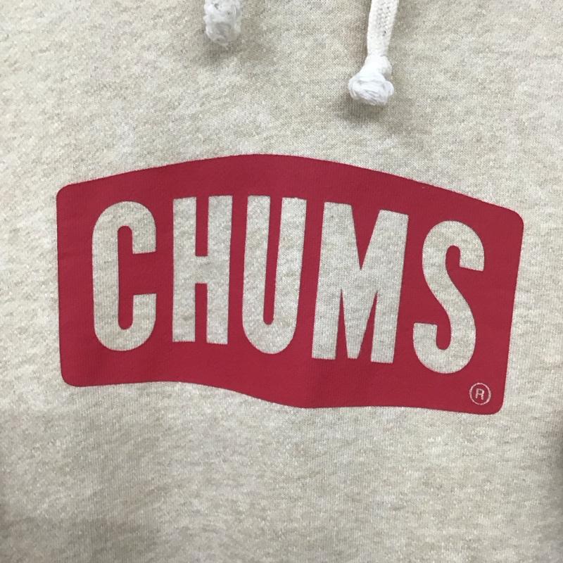 チャムス CHUMS ワンピース ロングスカート M ロゴ、文字 X プリント ベージュ / ベージュ /  レディース USED 古着 中古 10131116