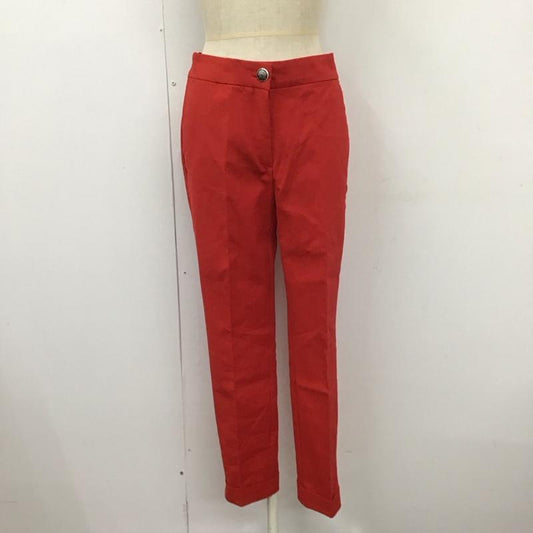 ザラ ZARA ボトムス ボトムス カジュアルパンツ スリムパンツ ストレートパンツ ストレッチパンツ レギンス M 無地 赤 / レッド /  レディース USED 古着 中古 10109552