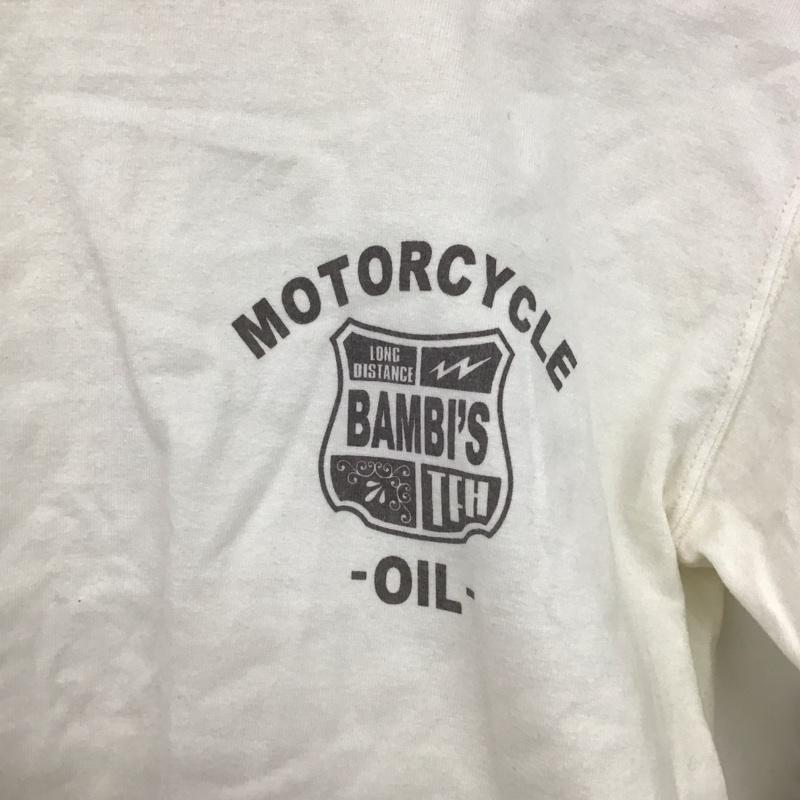 フラットヘッド FLATHEAD カットソー 長袖 長袖カットソー 無地カットソー クルーネック 38 ロゴ、文字 アイボリー / アイボリー /  メンズ USED 古着 中古 10148012