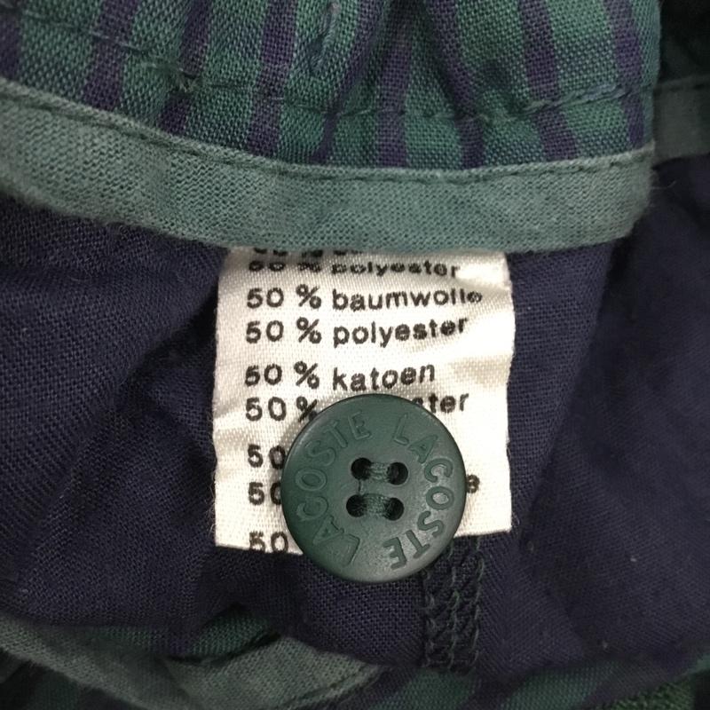 ラコステ LACOSTE パンツ スラックス 70s フランス製 チェック マルチカラー / マルチカラー /  メンズ USED 古着 中古 10113452