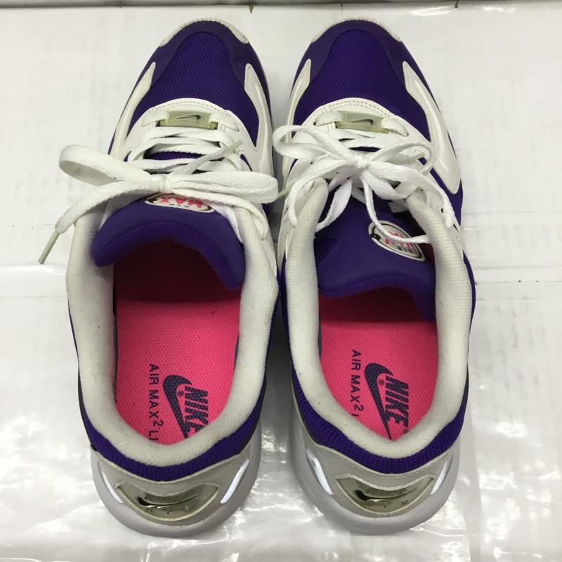 ナイキ NIKE スニーカー スニーカー AO1741-103 AIR MAX 2 LIGHT 28.5cm 28.5cm ロゴ、文字 白 / ホワイト / X 紫 / パープル / X 黒 / ブラック /  メンズ USED 古着 中古 10107870