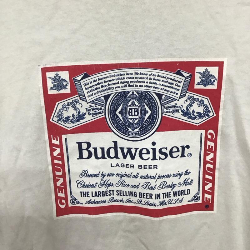 シュプリーム Supreme Tシャツ 半袖 半袖カットソー プリントTシャツ クルーネックカットソー バドワイザー M プリント 白 / ホワイト /  メンズ USED 古着 中古 10146190