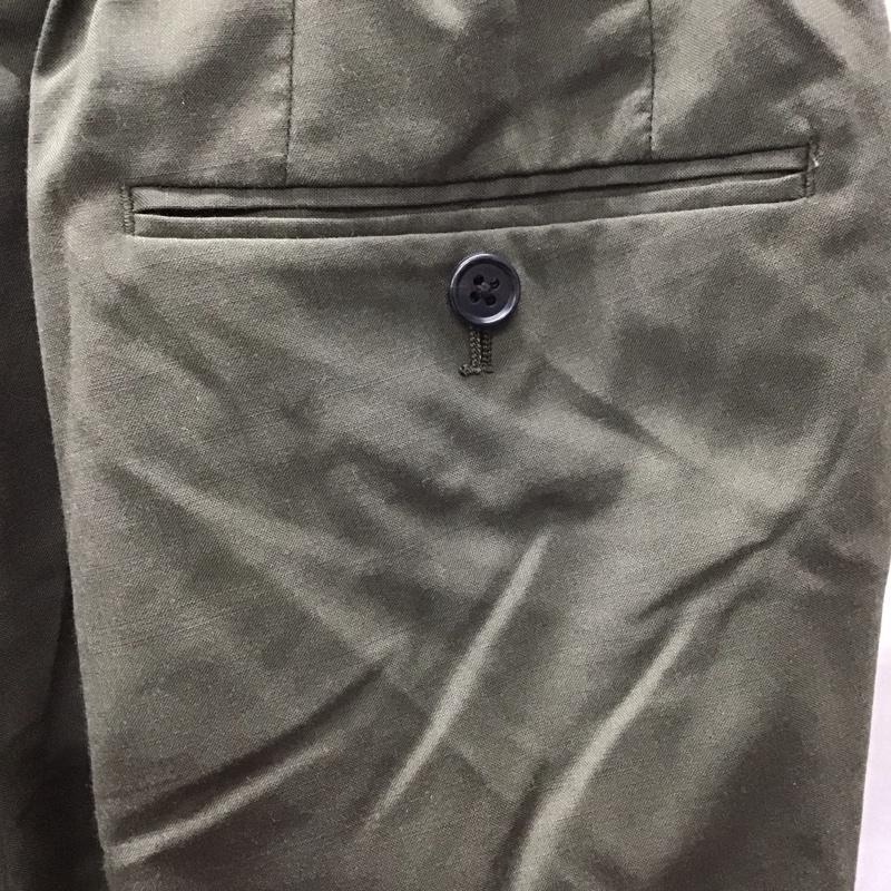 グリーンレーベルリラクシング green label relaxing パンツ スラックス 3214-186-2487 SOLOTEX テーパードパンツ カジュアルパンツ XS 無地 カーキ / カーキ /  メンズ USED 古着 中古 10115465