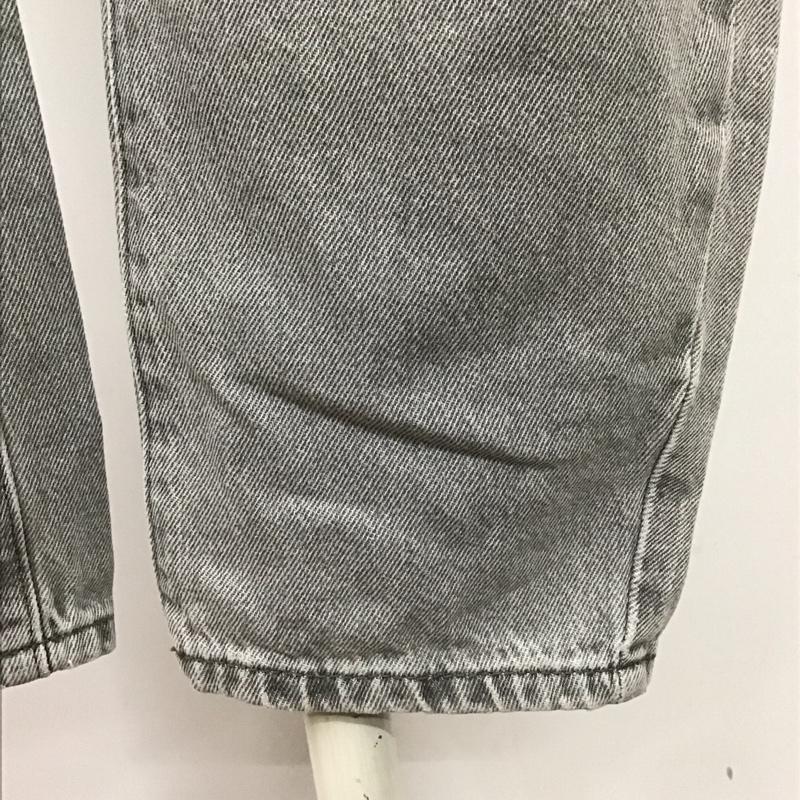 ザラ ZARA パンツ デニム、ジーンズ 5862 193 802 ギャザー ハイウエスト 無地 灰 / グレー /  レディース USED 古着 中古 10118351