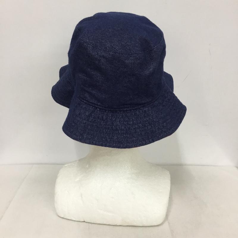 リー Lee 帽子 ハット LEE153914 バケットハット デニム タグ付き FREE ロゴ、文字 紺 / ネイビー /  メンズ USED 古着 中古 10131598