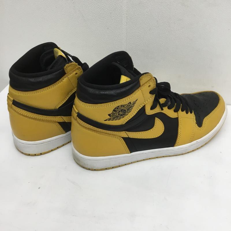 ナイキ NIKE スニーカー スニーカー AIR JORDAN 1 RETRO HIGH OG エア ジョーダン 1 レトロ HIGH OG 555088-701 28.0cm ロゴ、文字 黒 / ブラック / X 黄 / イエロー /  メンズ USED 古着 中古 10107077