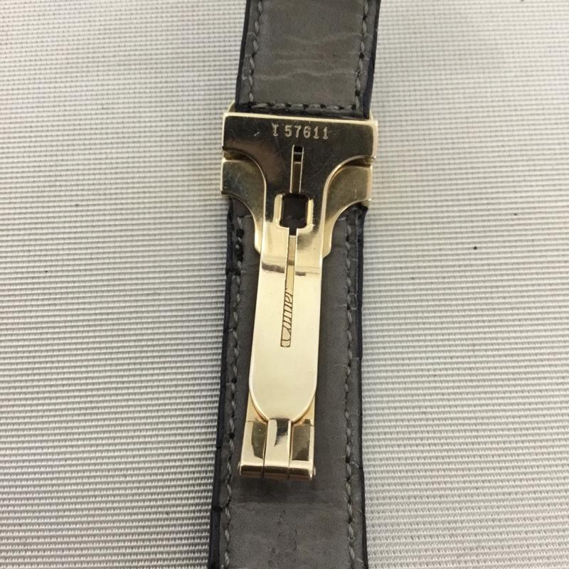 カルティエ Cartier ファッション小物 ファッション小物 腕時計ベルト 18金 ロゴ、文字 黒 / ブラック / X 茶 / ブラウン /  メンズ USED 古着 中古 10148388