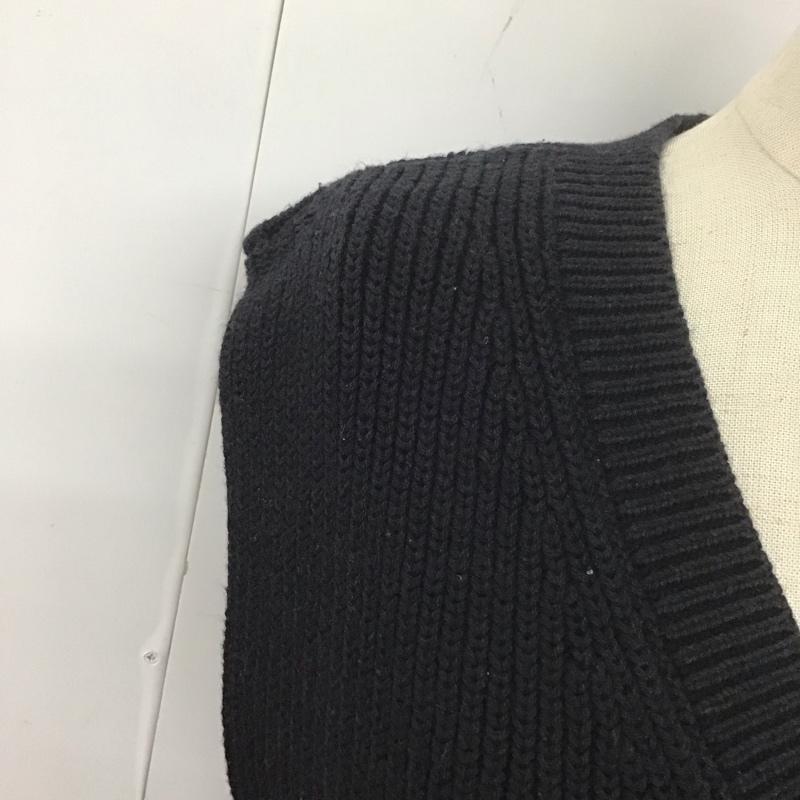 ザラ ZARA ベスト ベスト ベスト ニット ノースリーブカットソー M 無地 紺 / ネイビー /  レディース USED 古着 中古 10113718