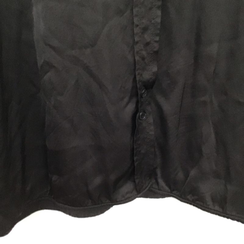 ザラ ZARA シャツ、ブラウス 長袖 長袖シャツ 無地シャツ カラーシャツ S 無地 黒 / ブラック /  レディース USED 古着 中古 10136440