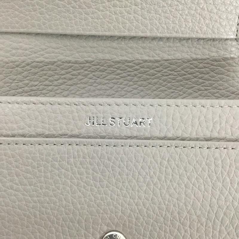 ジルスチュアート JILLSTUART 財布 二つ折り ルナティ 無地 灰 / グレー /  レディース USED 古着 中古 10149444