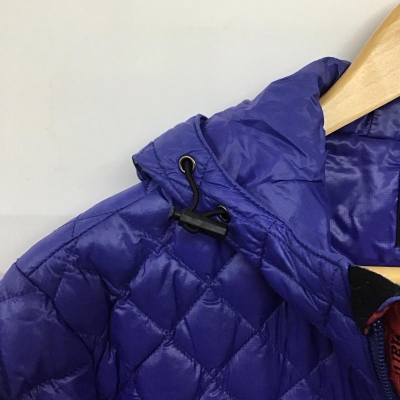 マーモット Marmot ジャケット、上着 ジャンパー、ブルゾン ジップアップジャケット ダウンジャケット アウター L ロゴ、文字 青 / ブルー /  メンズ USED 古着 中古 10146202