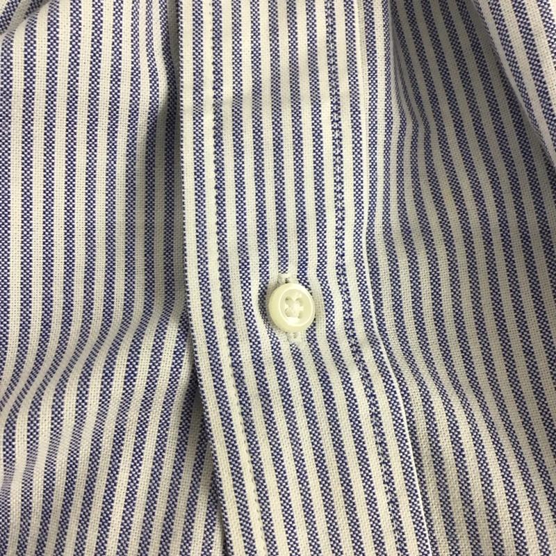 ポロバイラルフローレン Polo by RALPH LAUREN シャツ、ブラウス 長袖 ボタンダウンシャツ 80s ストライプ 白 / ホワイト / X 水色 / ライトブルー /  メンズ USED 古着 中古 10131360