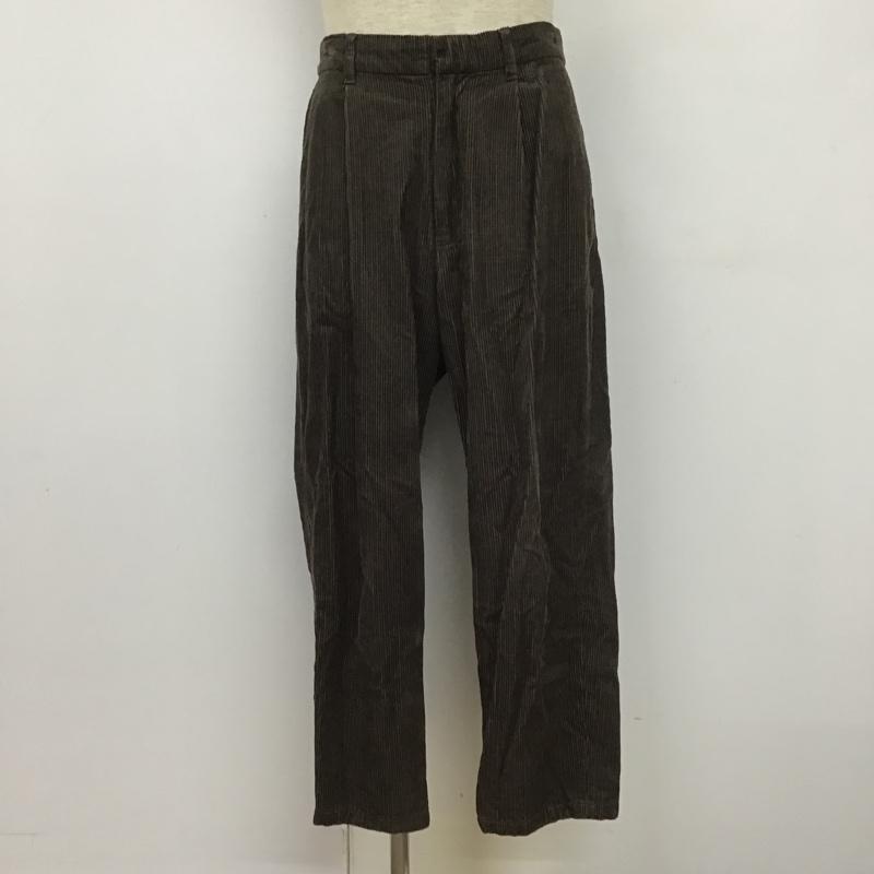 ウィム バイ リドム WYM LIDNM セットアップ セットアップ カジュアルセットアップ コーデュロイジャケット ワイドパンツ L 無地 茶 / ブラウン /  メンズ USED 古着 中古 10105611