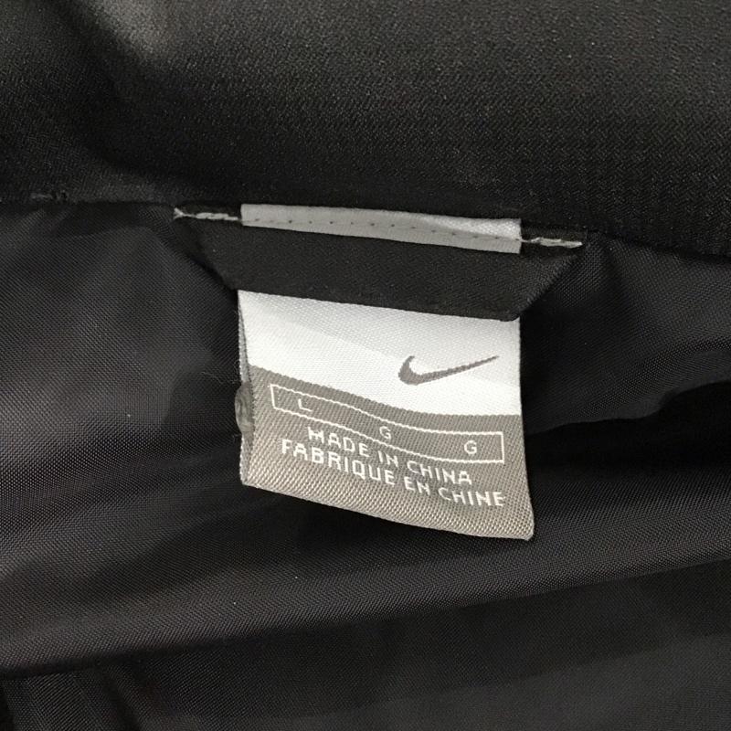 ナイキ NIKE ジャケット、上着 ジャンパー、ブルゾン ジップアップジャケット アウター ダウンジャケット L ロゴ、文字 黒 / ブラック /  メンズ USED 古着 中古 10144962