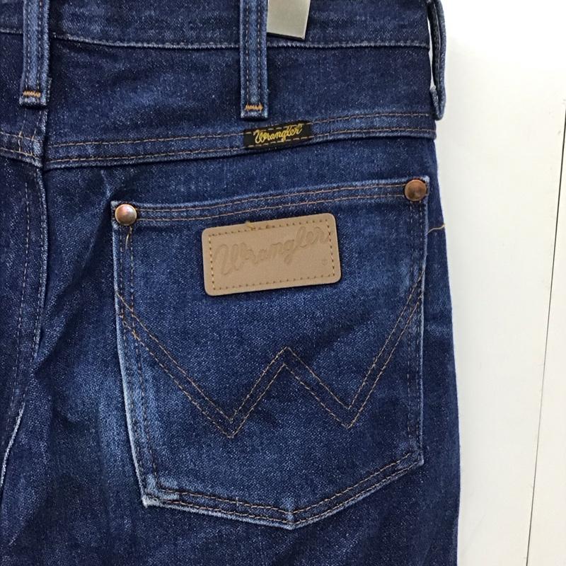 ラングラー Wrangler パンツ デニム、ジーンズ デニムパンツ ワイドパンツ カジュアルパンツ 無地 インディゴ / インディゴ /  メンズ USED 古着 中古 10141917