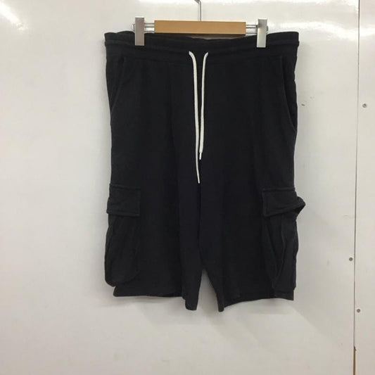 アルマーニ ARMANI パンツ ショートパンツ ハーフパンツ ショートパンツ スウェットパンツ XL ロゴ、文字 黒 / ブラック /  メンズ USED 古着 中古 10144922