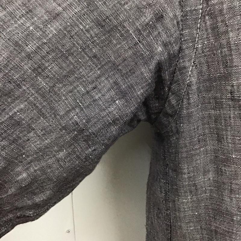 オアグローリー or Glory シャツ、ブラウス 長袖 長袖シャツ カラーシャツ ポケットシャツ 長袖カットソー M ロゴ、文字 灰 / グレー /  メンズ USED 古着 中古 10114674