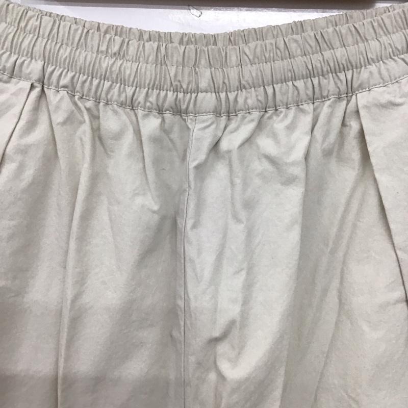 サマンサモスモス Samansa Mos2 パンツ ワークパンツ、ペインターパンツ ワイドパンツ ワークパンツ 八分丈パンツ FREE 無地 アイボリー / アイボリー /  レディース USED 古着 中古 10145383