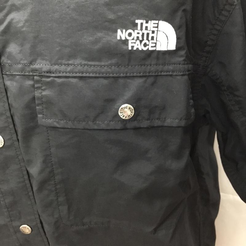 ザノースフェイス THE NORTH FACE シャツ、ブラウス 半袖 nr22331 半袖シャツ カラーシャツ カジュアルシャツ L ロゴ、文字 黒 / ブラック /  メンズ USED 古着 中古 10108991