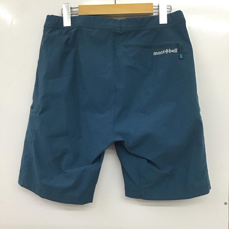 モンベル mont-bell パンツ ショートパンツ 1105672 サウスリムショーツ ハーフパンツ ショートパンツ M ロゴ、文字 青 / ブルー /  メンズ USED 古着 中古 10133520