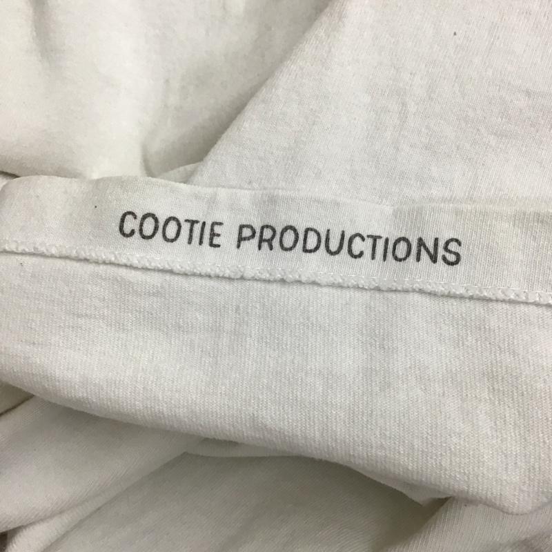 クーティー COOTIE Tシャツ 半袖 半袖カットソー プリントTシャツ クルーネックカットソー L 無地 白 / ホワイト /  メンズ USED 古着 中古 10118245