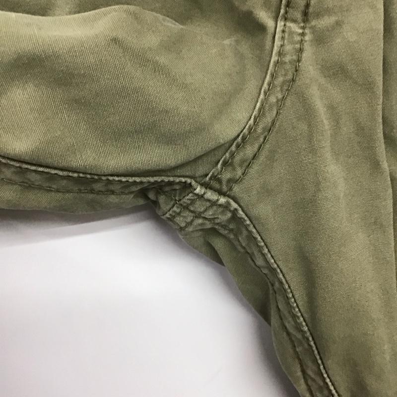 アバクロンビーアンドフィッチ ABERCROMBIE&FITCH パンツ ワークパンツ、ペインターパンツ ミリタリーパンツ ワイドパンツ カジュアルパンツ 34 無地 カーキ / カーキ /  メンズ USED 古着 中古 10141788