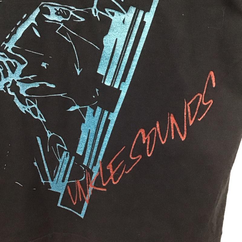 ベイプ BAPE Tシャツ 半袖 半袖カットソー プリントTシャツ クルーネックカットソー S ロゴ、文字 黒 / ブラック /  メンズ USED 古着 中古 10130271