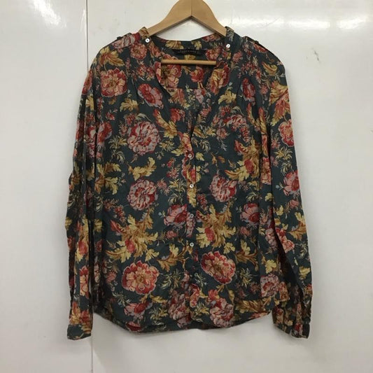 ザラ ZARA シャツ、ブラウス 長袖 L 総柄 マルチカラー / マルチカラー /  レディース USED 古着 中古 10144249