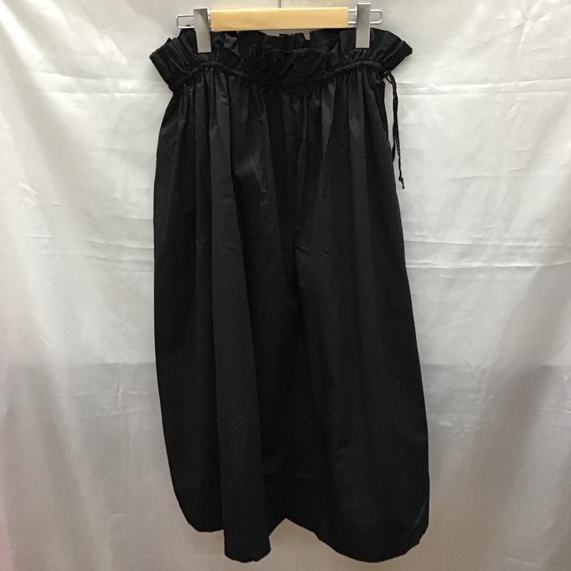 ザラ ZARA スカート ロングスカート 7901 951 800 ギャザー S 無地 黒 / ブラック /  レディース USED 古着 中古 10118441