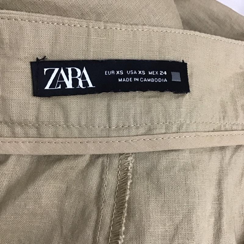 ザラ ZARA パンツ スラックス XS 無地 ベージュ / ベージュ /  レディース USED 古着 中古 10129864