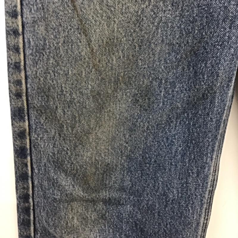 カーハート Carhartt パンツ デニム、ジーンズ デニムパンツ ストレートパンツ ワイドパンツ カジュアルパンツ 30インチ ロゴ、文字 インディゴ / インディゴ /  メンズ USED 古着 中古 10119123