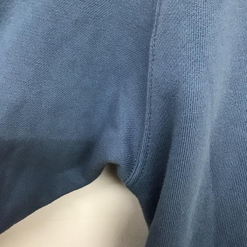 ハフ HUF トレーナー 長袖 長袖トレーナー スウェット ジップアップネック プルオーバー S ロゴ、文字 水色 / ライトブルー /  メンズ USED 古着 中古 10142354