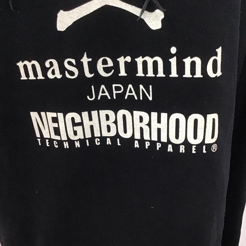 ネイバーフッド NEIGHBORHOOD パーカー 長袖 122mbmjn-csm02s ネイバーフッド×マスターマインド スウェットパーカー 長袖スウェット L プリント 黒 / ブラック /  メンズ USED 古着 中古 10109260