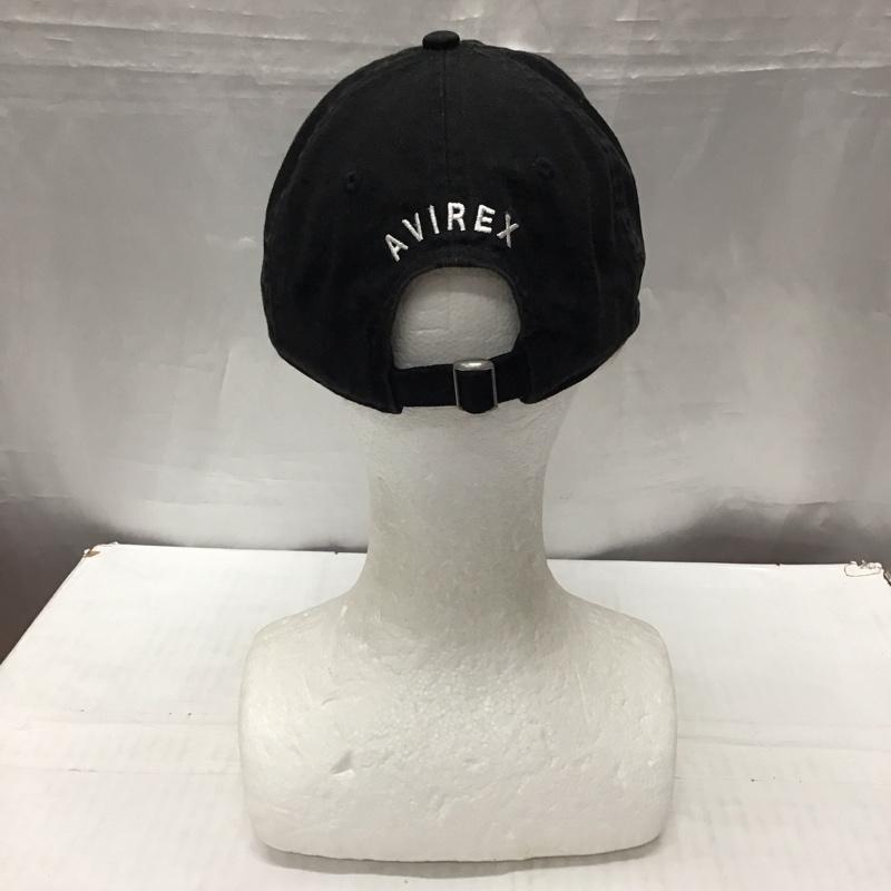 ニューエラ NEW ERA 帽子 キャップ AVIREX ロゴ、文字 黒 / ブラック /  メンズ USED 古着 中古 10115677