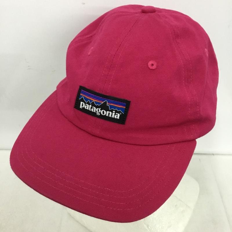 パタゴニア patagonia 帽子 キャップ STY38207FA19 コットン ロゴ、文字 桃 / ピンク /  メンズ USED 古着 中古 10151053