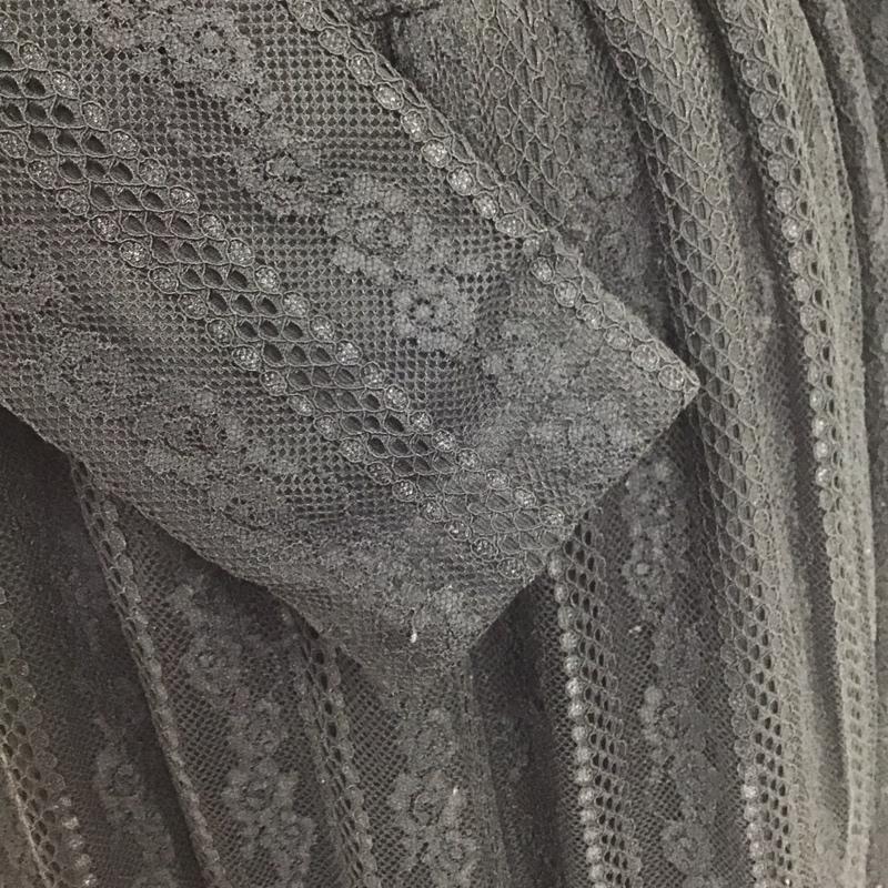 スライ SLY ワンピース ロングスカート 030bak83-7980 STANDLACELONGOP 長袖ロングワンピース フレアレースワンピース 1 レース柄 黒 / ブラック /  レディース USED 古着 中古 10110231