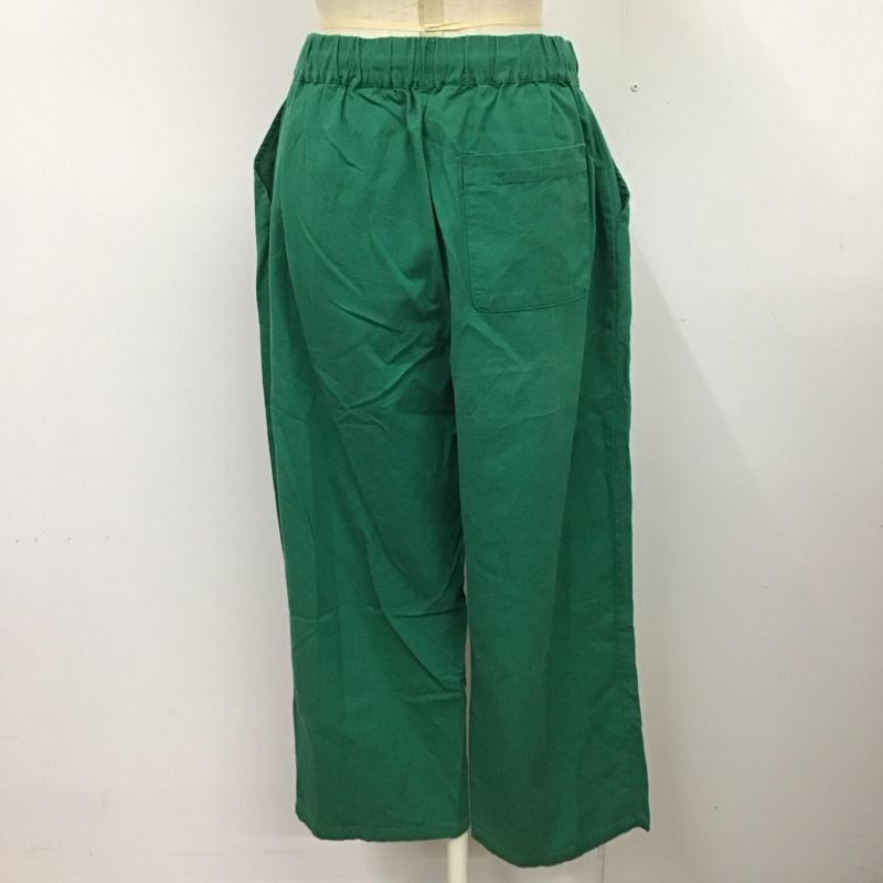 サマンサモスモス Samansa Mos2 ボトムス ボトムス 1405788 カラーイージーパンツ FREE 無地 緑 / グリーン /  レディース USED 古着 中古 10116924