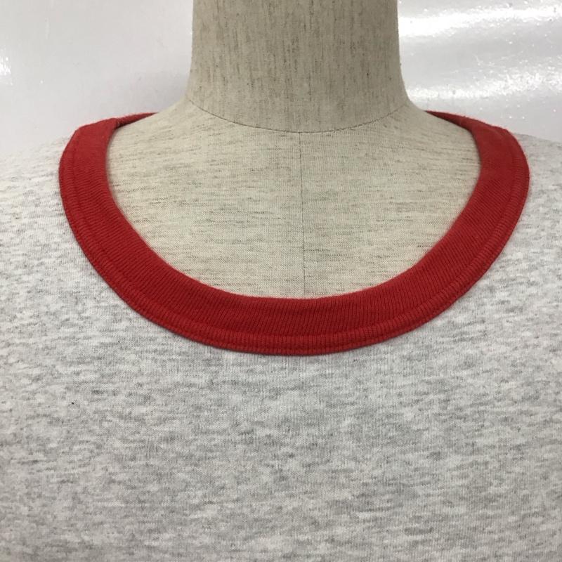 チャンピオン Champion Tシャツ 半袖 半袖カットソー プリントTシャツ クルーネックカットソー L ロゴ、文字 灰 / グレー /  メンズ USED 古着 中古 10127128