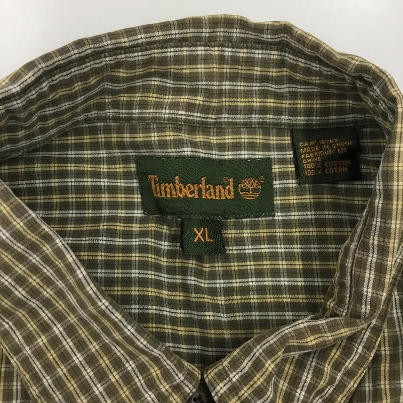 ティンバーランド Timberland シャツ、ブラウス 長袖 長袖シャツ カラーシャツ ポケットシャツ 長袖カットソー チェックシャツ XL チェック マルチカラー / マルチカラー /  メンズ USED 古着 中古 10115226
