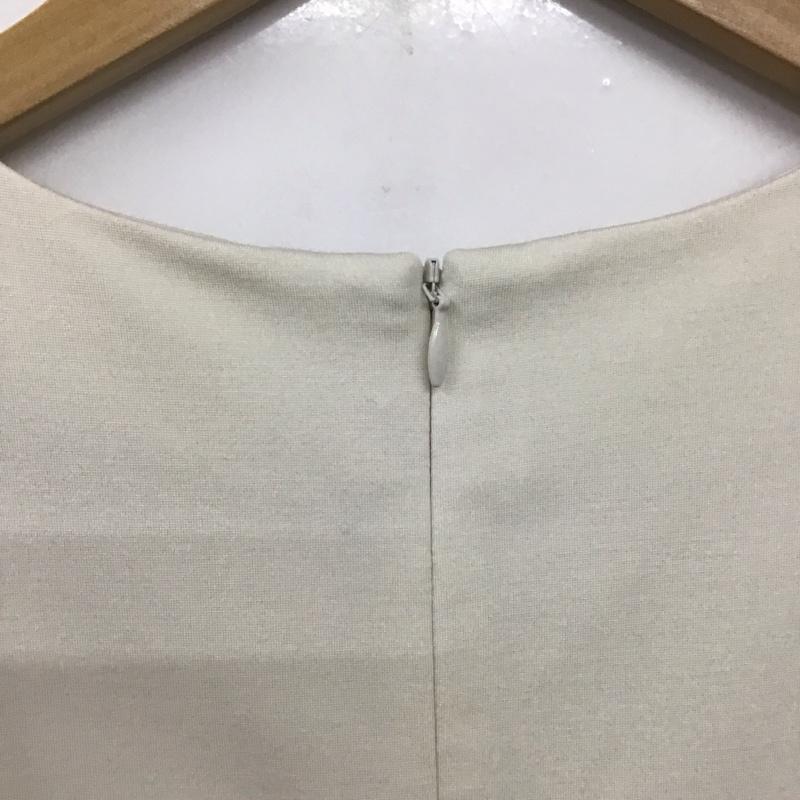 ナチュラルビューティーベーシック NATURAL BEAUTY BASIC ワンピース ロングスカート M 無地 白 / ホワイト / X チャコールグレー / チャコールグレー /  レディース USED 古着 中古 10142118