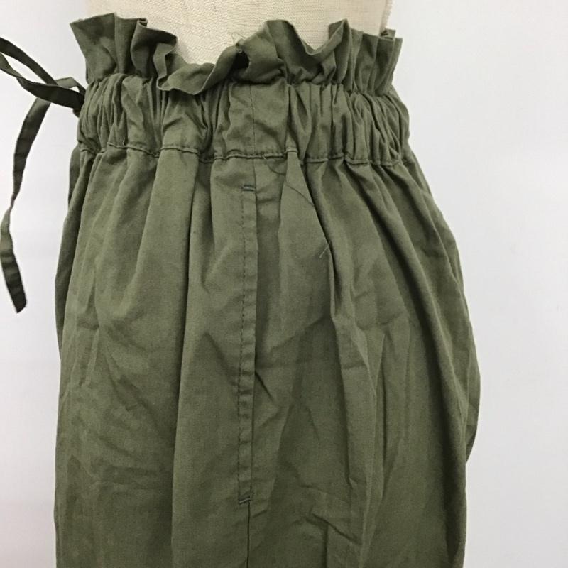 エヘカソポ ehka sopo パンツ ワークパンツ、ペインターパンツ 1402647 FREE 無地 カーキ / カーキ /  レディース USED 古着 中古 10107525