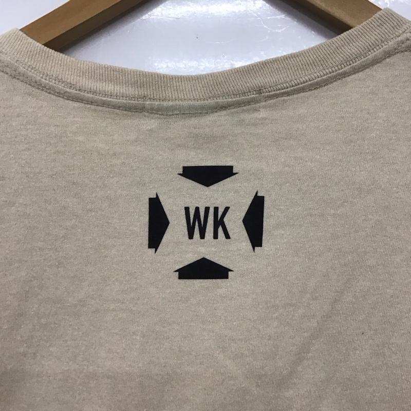 ラブラット LABRAT Tシャツ 半袖 半袖カットソー プリントTシャツ クルーネックカットソー L プリント ベージュ / ベージュ /  メンズ USED 古着 中古 10146564