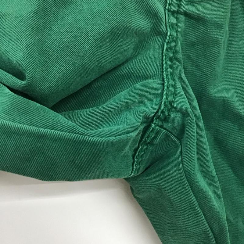 トミーヒルフィガー TOMMY HILFIGER パンツ ワークパンツ、ペインターパンツ ワークパンツ カジュアルパンツ ワイドパンツ ストレートパンツ 32インチ 無地 緑 / グリーン /  メンズ USED 古着 中古 10111099