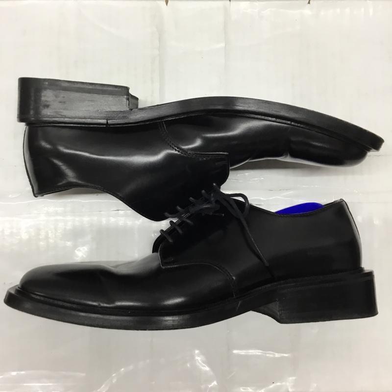 グッチ GUCCI 革靴 革靴 111 5235 レザー レースアップ 43 無地 黒 / ブラック /  メンズ USED 古着 中古 10110533